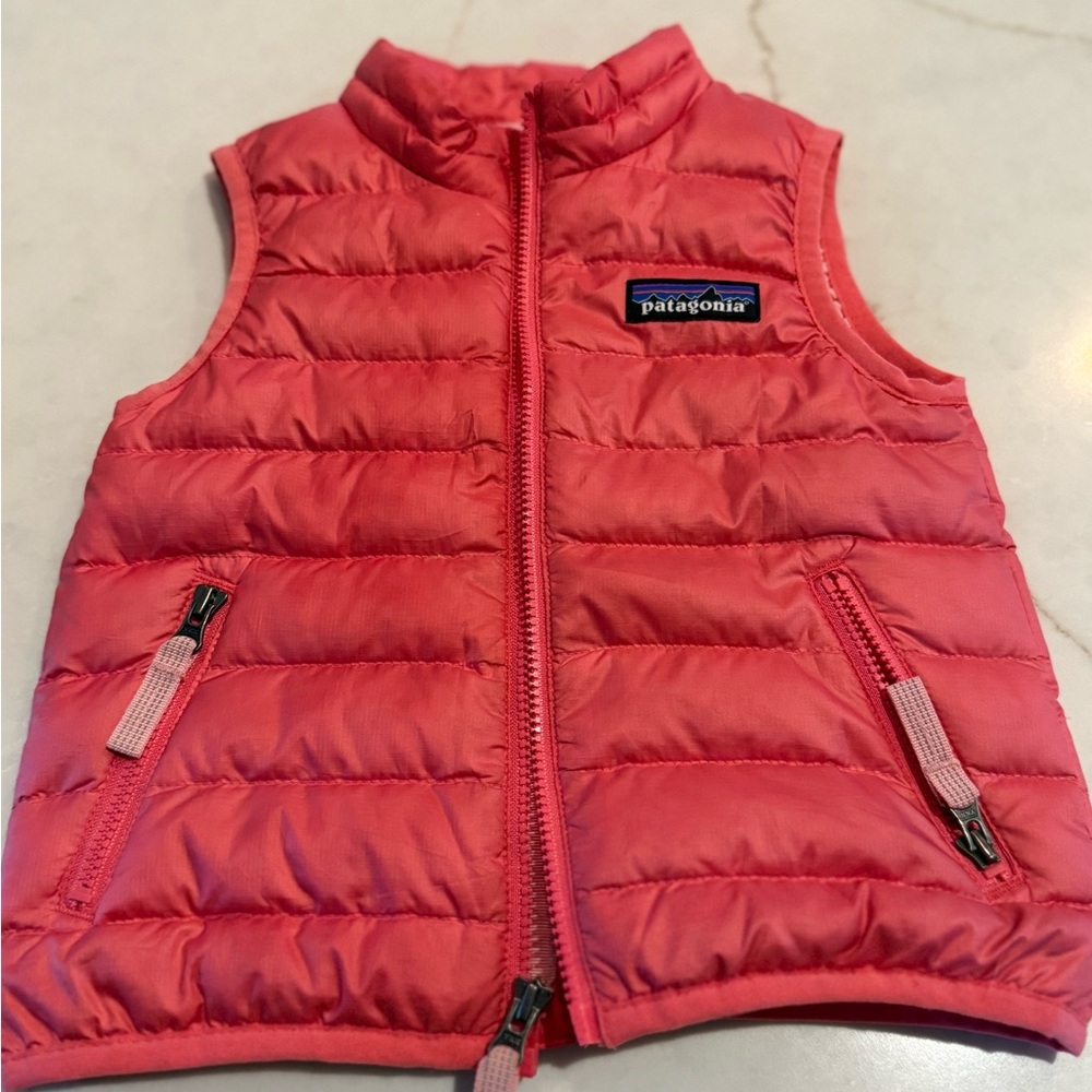 Patagonia Kids Pink Puffer Vest